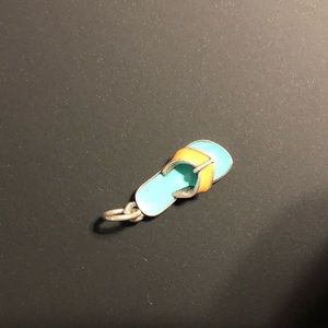 James Avery charm flip flop